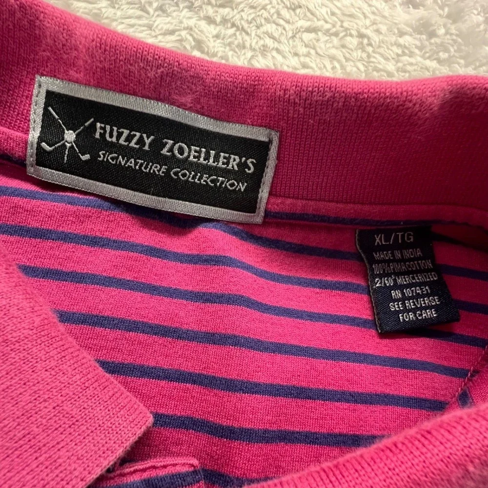 Vintage Fuzzy Zoeller's Signature Collection Golf Polo Shirt Mens‎ XL wolf logo